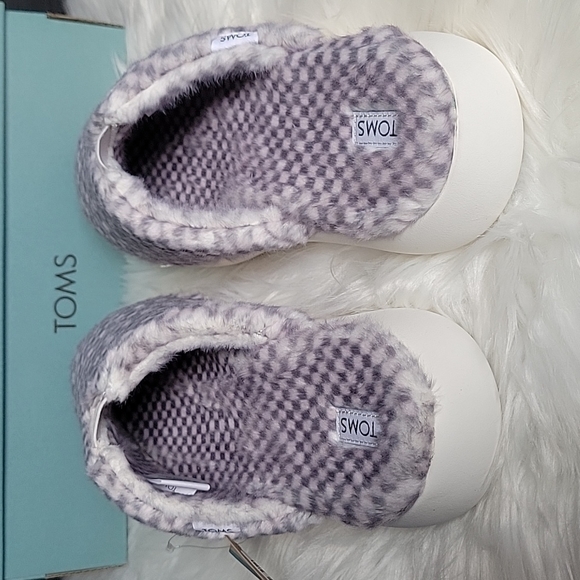 Toms Alpargata Mallow Mule - Lunar Grey Check - Picture 5 of 8